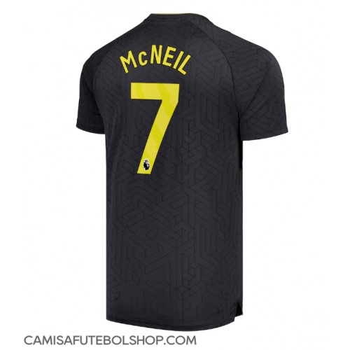 Camisa de time de futebol Everton Dwight McNeil #7 Replicas 2º Equipamento 2024-25 Manga Curta